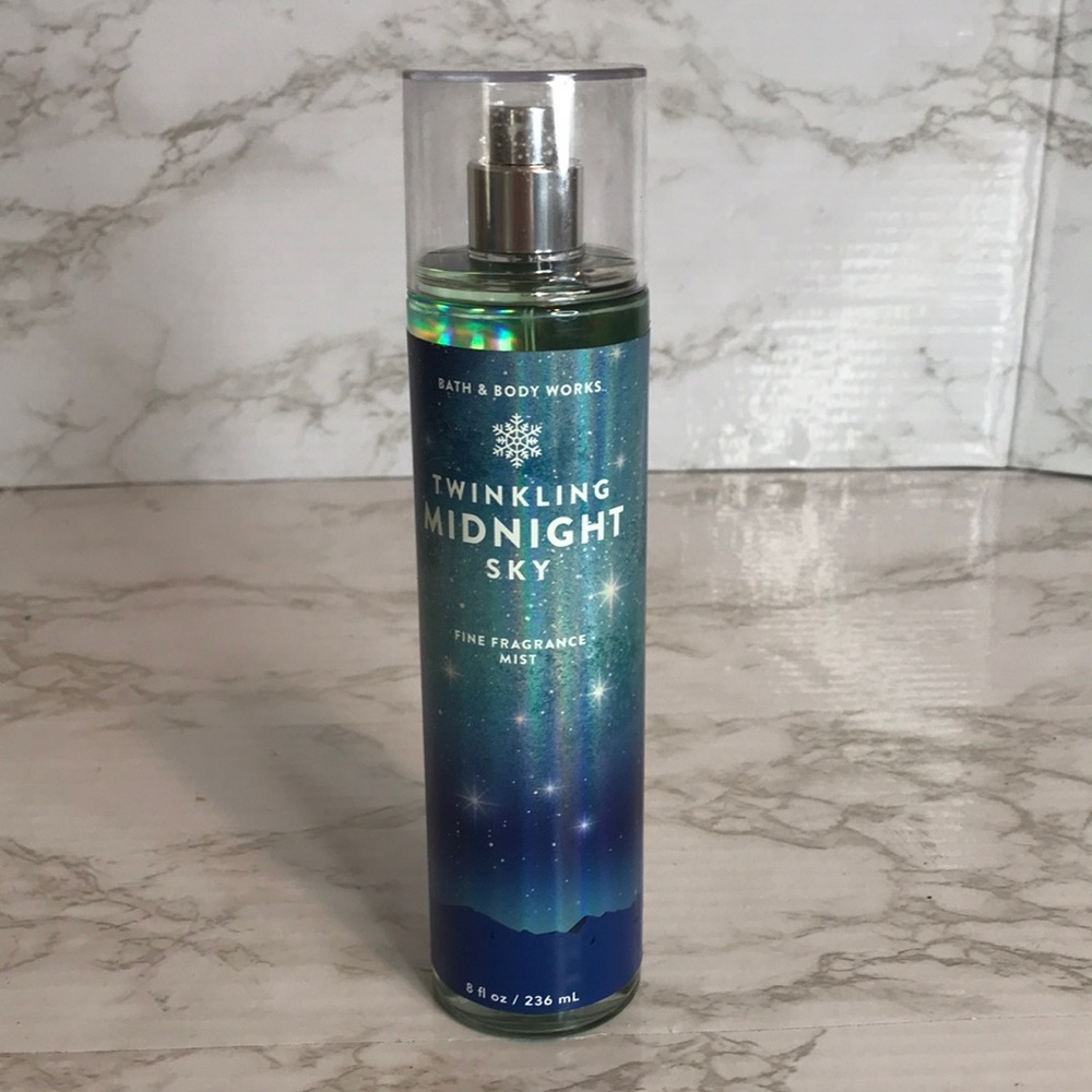 Bath and body works twinkling midnight sky body spray mist